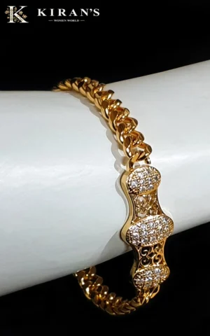 Golden Chain Statement | Premium Bracelet