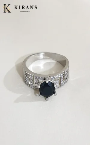 Black Elegance | Etched Ring