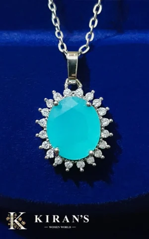Turqoise Bliss | Floral Pendant