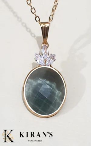 Green Matte Elegance | Fancy Pendant