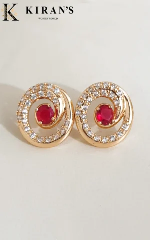 Red Golden | Egyptian Earrings