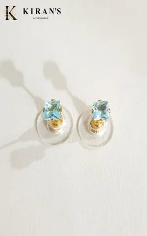 Turquoise Blue | Square Earring