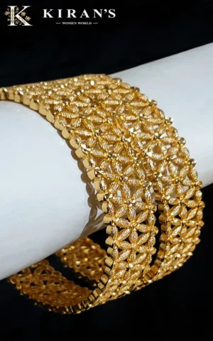 Golden Florals | Premium Bangles