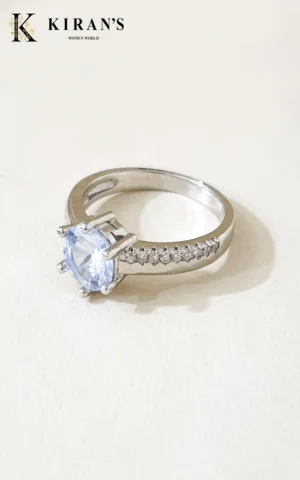 Blue Pattern | Etched Ring