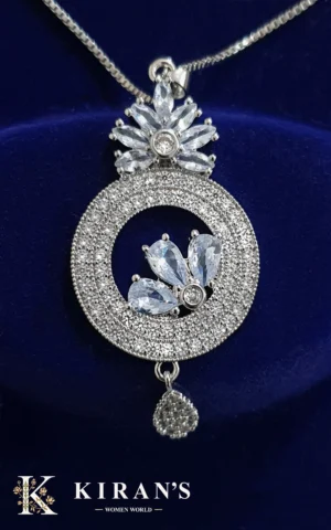 Blue Floral Statetment | Pendant