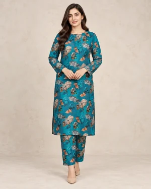 Dreamy Whisper two-piece linen suit.