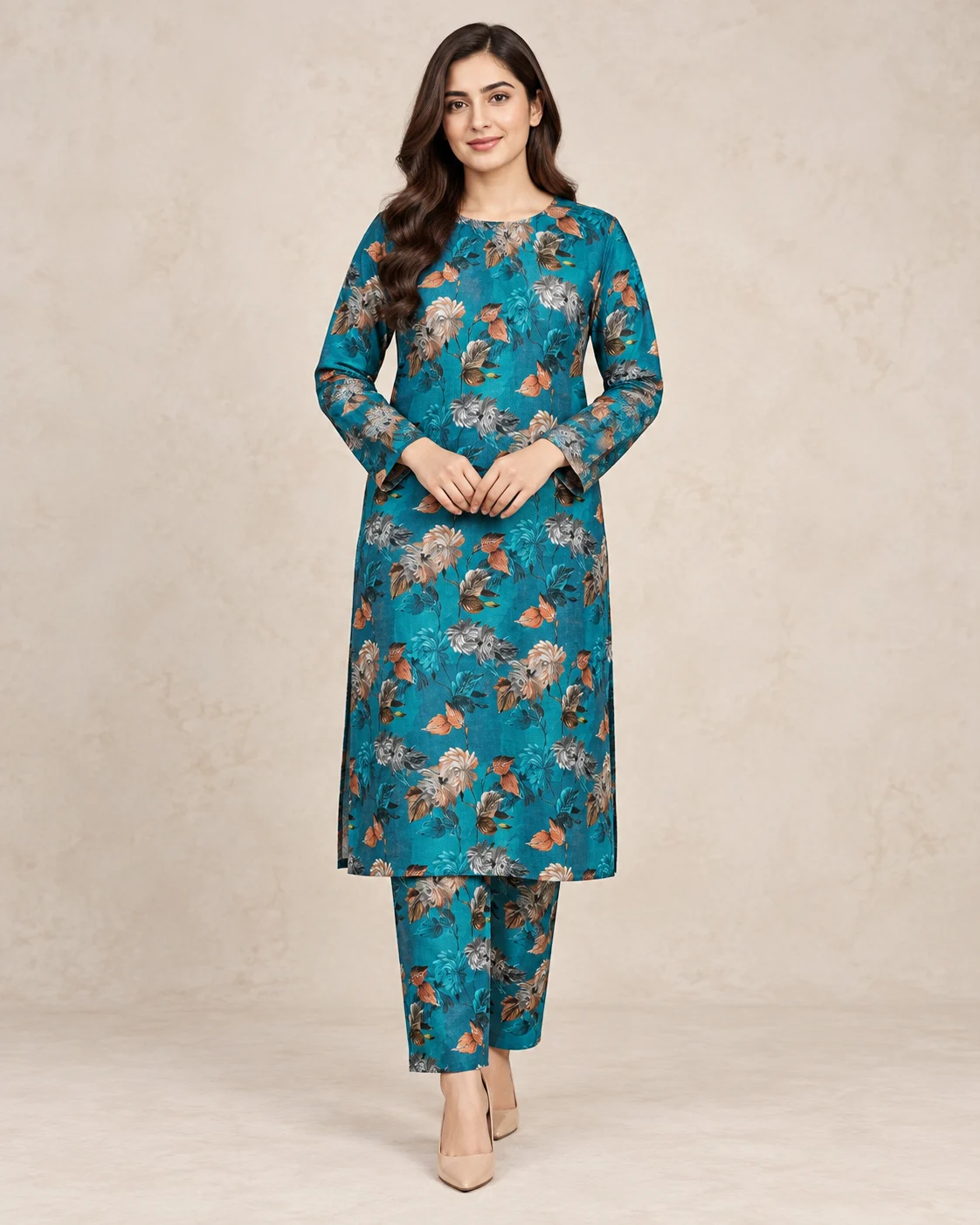 Dreamy Whisper two-piece linen suit.