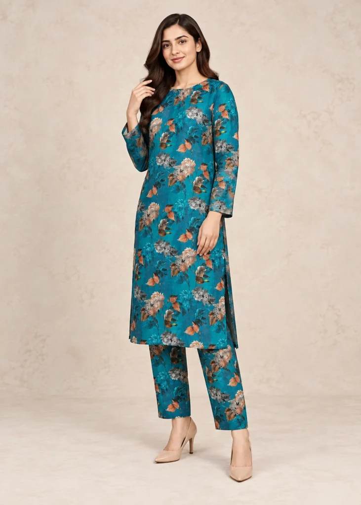 Dreamy Whisper two-piece linen suit.