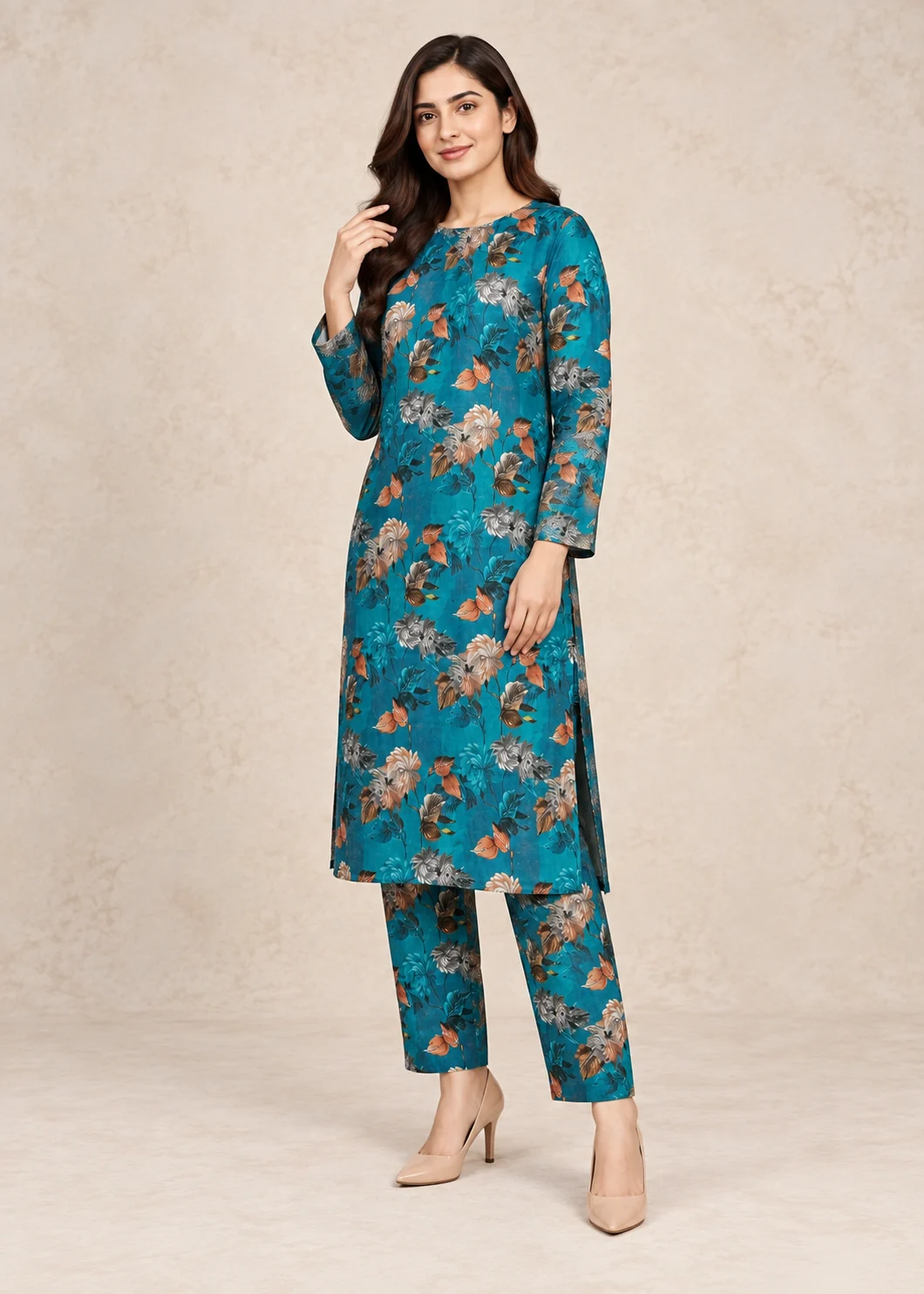 Dreamy Whisper two-piece linen suit.