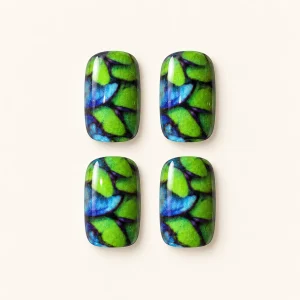 Press-on nail design NAIL-015 — arranged set
