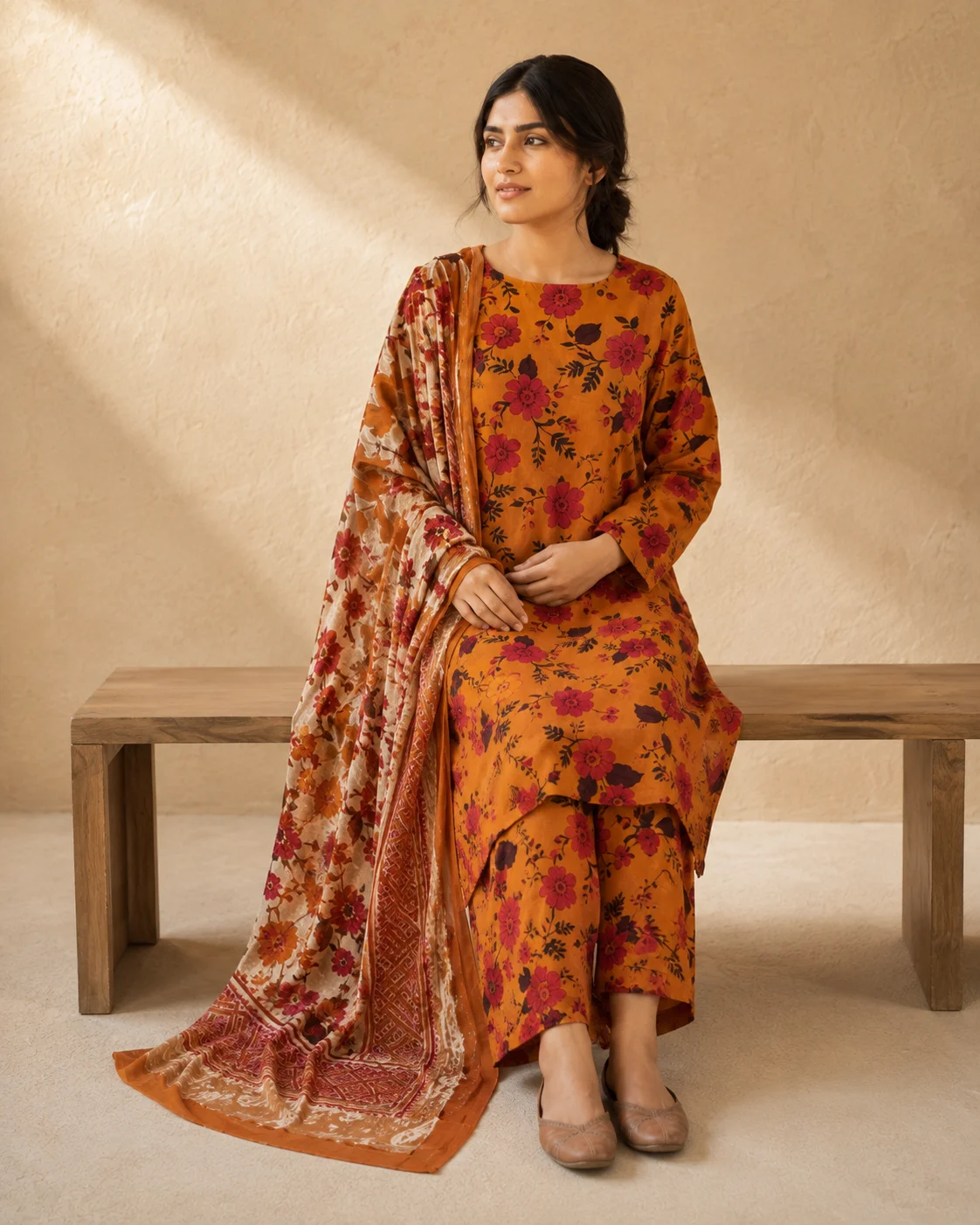 Modelled styling of 26 fabric.