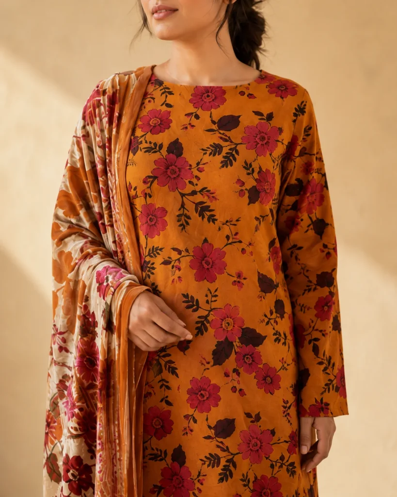 Modelled styling of 26 fabric.