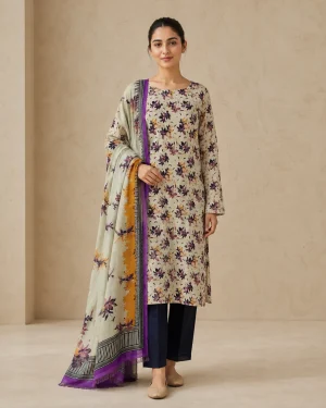 Modelled styling of 30 fabric.