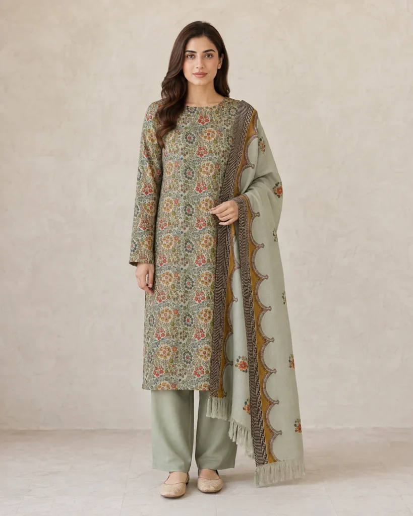 Serene Bloom winter suit.